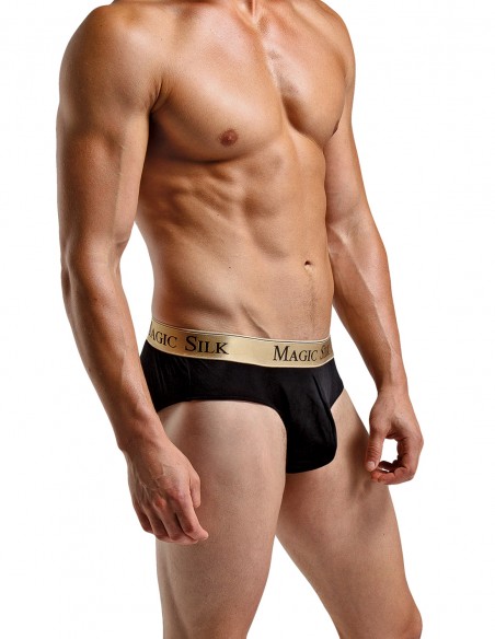 Silk Thruster Brief Magic Silk Colour Black Size XS XXL Medium