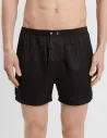 Silk Boxer Derek Rose Woburn Black