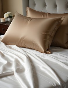 Silk Pillowcase Dark Bronze