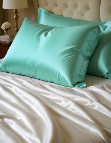 Silk Pillowcase Mint Green