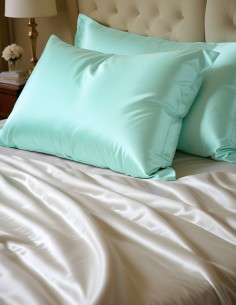 Silk Pillowcase Mint Green