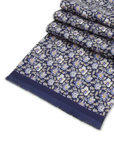 Mens Silk Scarf Fleur de Soie