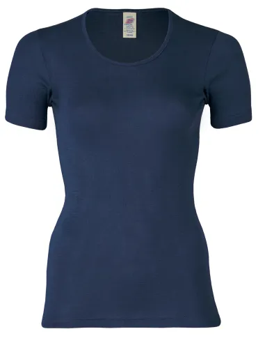 Women's T-Shirt in Silk and Merino Wool - Engel