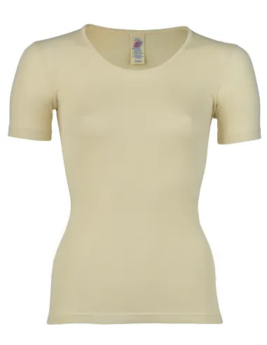 Women's T-Shirt in Silk and Merino Wool - Engel