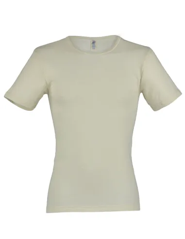 Men's T-Shirt in Silk and Merino Wool - Engel