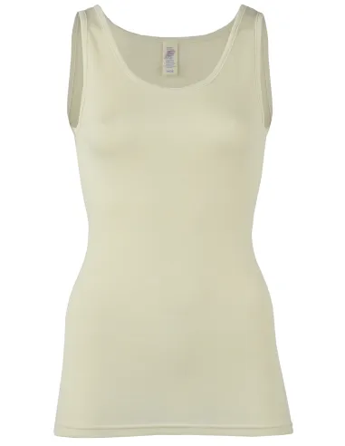 Women's Tank Top of Silk and Merino Wool - Engel