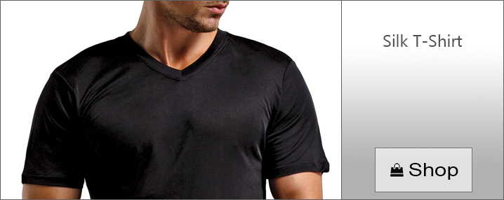 Men's silk t-shirt